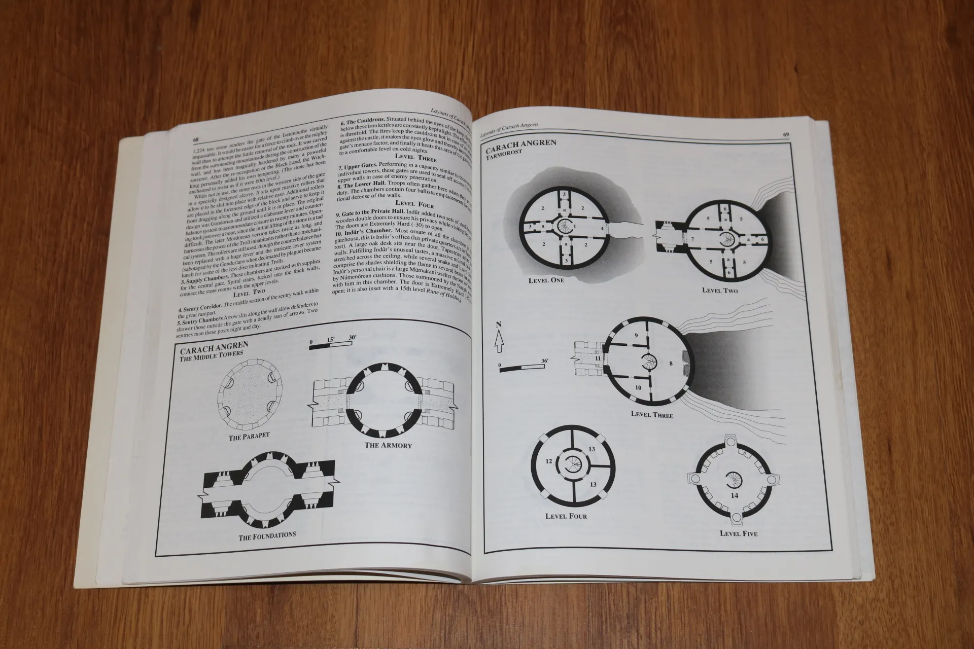 EN ICE MERP Gorgoroth 1990 Middle-Earth rpg supplement book libro módulo juego rol #3112 - Imagen 3