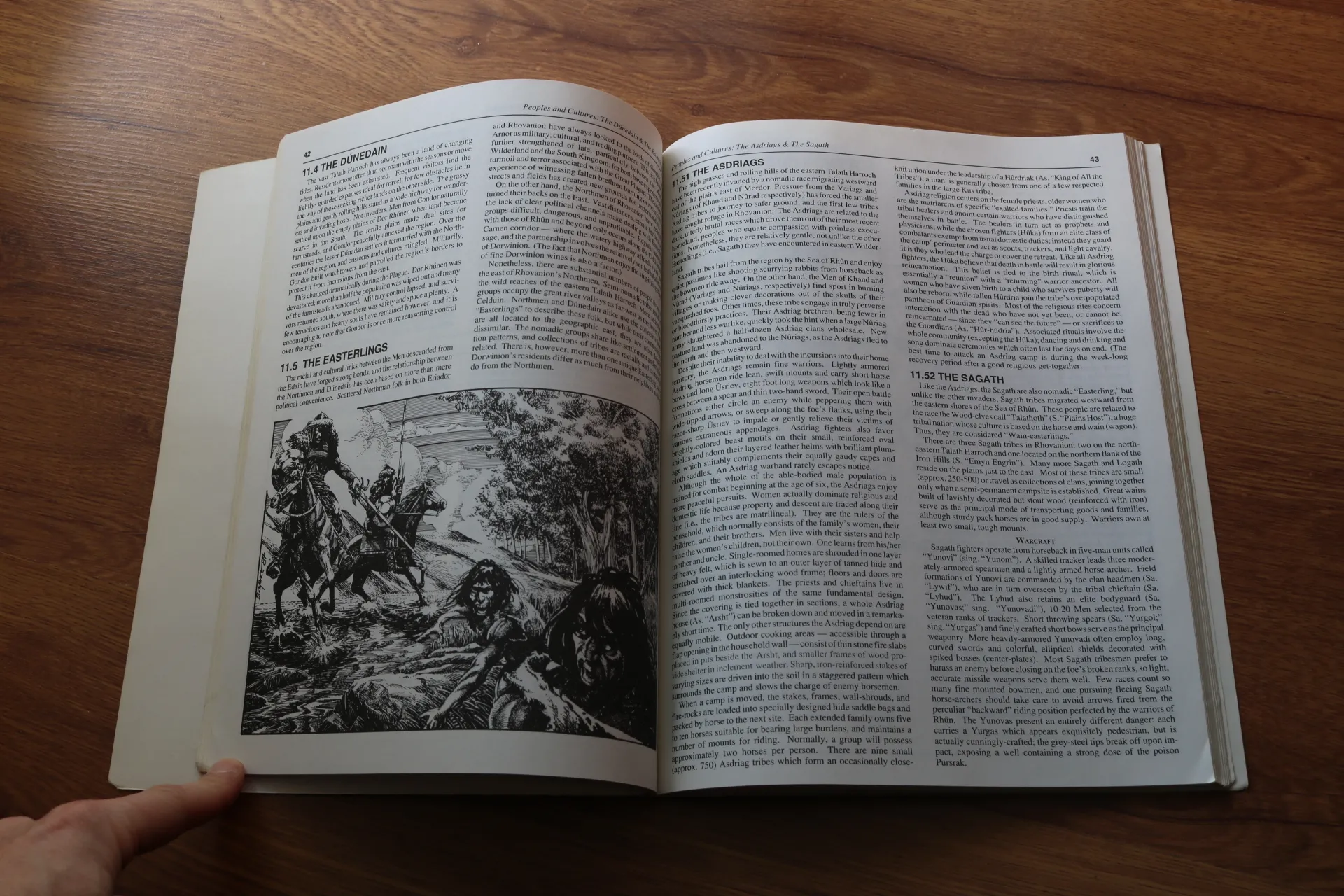 EN ICE MERP Mirkwood Wilds Rhovanoin 1988 Middle-Earth rpg supplement book libro módulo juego rol #4010 - Imagen 3
